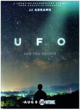 Listing image for PRINT AD, 2021 Showtime UFO Documentary Poster JJ Abrams Are You Ready? Stars