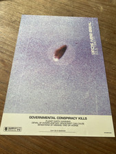 Listing image for UFO/CONSPIRACY KILLS POSTER - DESIGNERS REPUBLIC - ICONIC - A3 - 29.8cm x 42.2cm