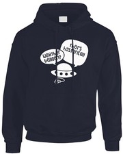 Listing image for UFO Joke Men's Hoody Funny Aliens Spaceship Area 51 Roswell Conspiracy Hoodie